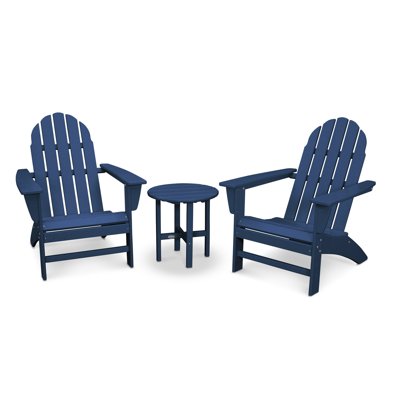 POLYWOOD® Vineyard 2-Person Patio Seating Group, Navy