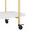 Ulery Martha Stewart Liam Mobile 2 Tier Home Office Printer Cart with Side Storage-89798302-89798306
