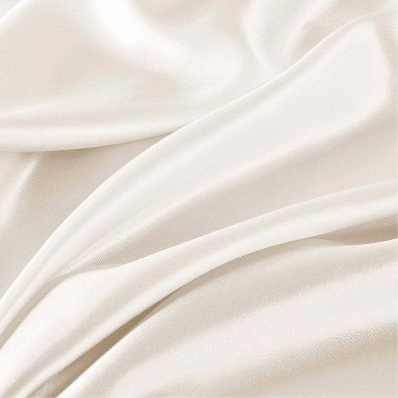 Ensemble de draps 4 pièces, Ivoire ivoire, Couvre-lit simple + 3 pièces supplémentaires