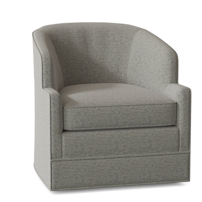 Manning 29" Wide Swivel Barrel Chair, Platinum (3160 63)