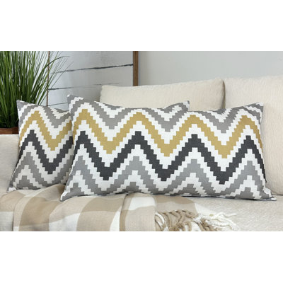 2 Pack Printed 14 x 26 inch Decorative Pillow Covers