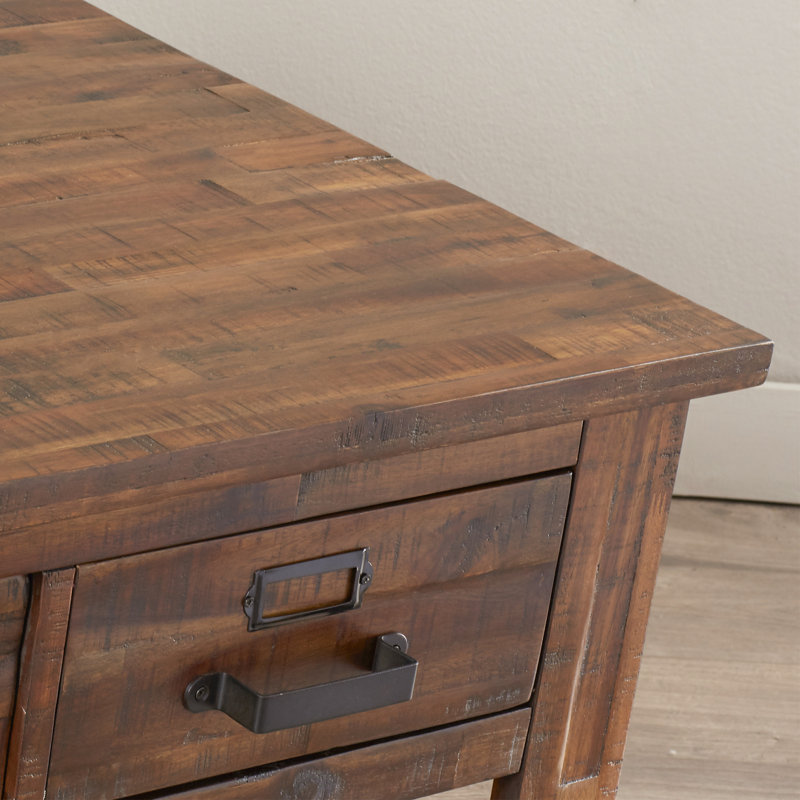 Andreas Solid Wood Top Single Coffee Table