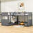 Twin Over Twin 2 Drawer Triple / Quad Bunk Bed by YUNMA-70507702