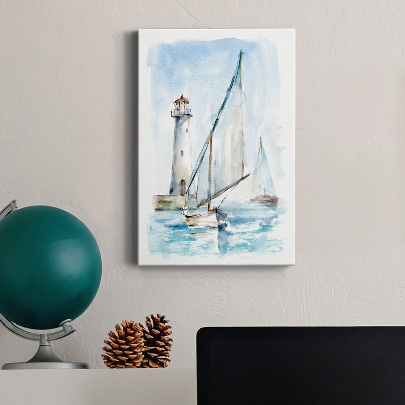 «Sailing Into The Harbor II», reproduction sur toile tendue, H 27 po x l 18 po x P 1 po