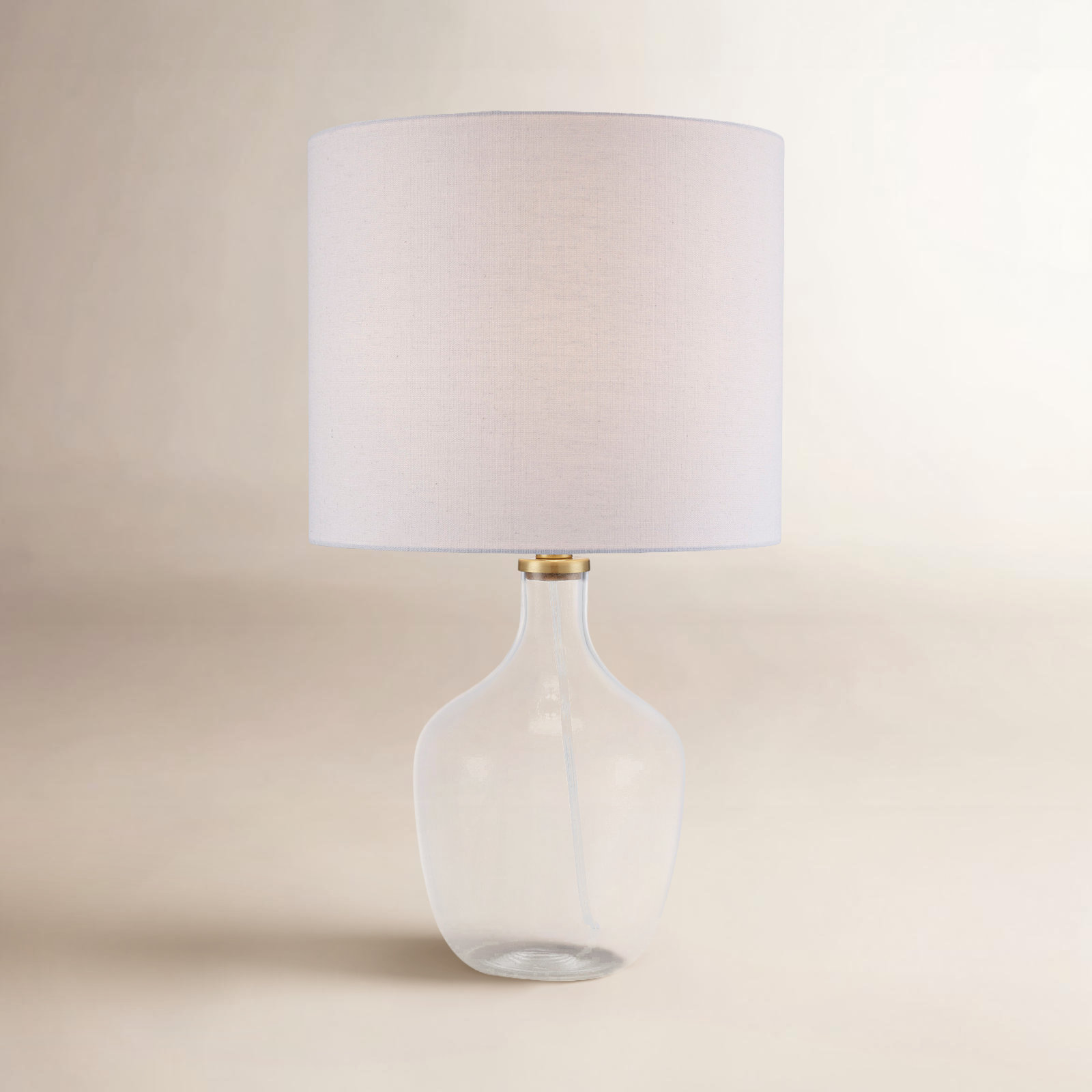 Dandelion Drum Bowl Table Lamp