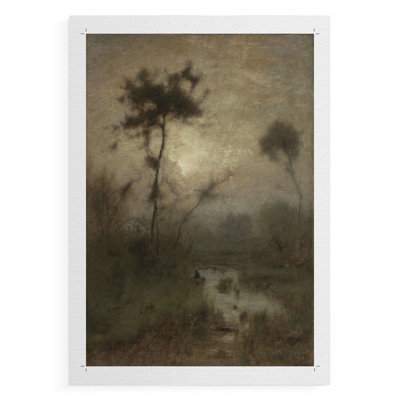 Paysage rétro CCLX III - Impression sur toile seulement - NON CADRE