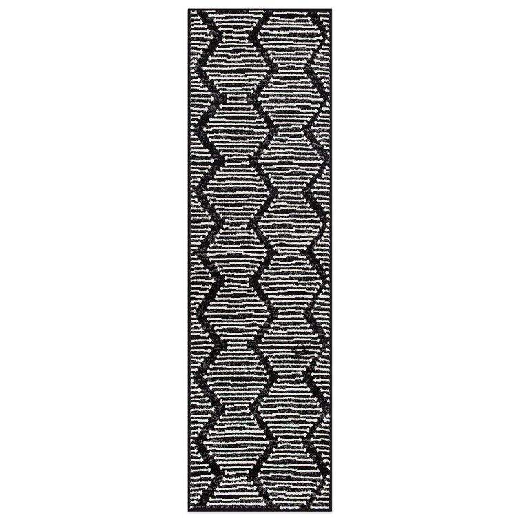 Boho Stripe Design Area Rug