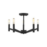 Vector 5 - Light Semi Flush Mount