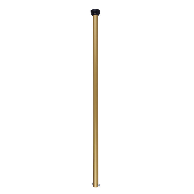 36" Ceiling Fan ¾" Inner Diameter Downrod Satin Brass Extension Rod Compatible with Ceiling Fans, 36" H x 1" W x 1" D, Gold