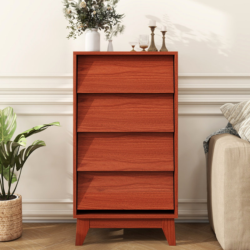 Eastbrook Wooden 4 Drawers Dresser For Bedroom
