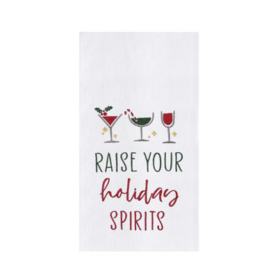 Raise Holiday Spirits Towel