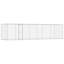 Cage pour chien vidaXL argenté 314,96 x 78,74 x 78,74 po-118101808