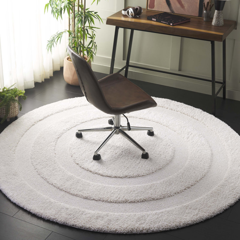 Tolman Solid Colour Area Rug, Round 201 cm