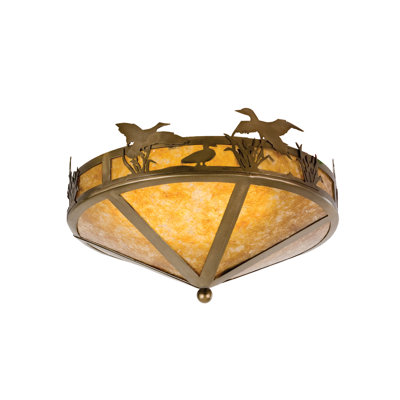 Rustic Lodge 2 - Light Flush Mount