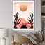 «Serene Abstract Landscape in Retro Pastel I», reproduction sur toile-841092412-841092415