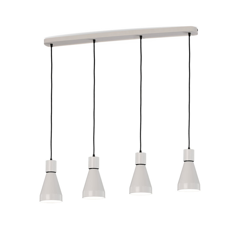 Kos 4 - Light White Kitchen Island Pendant