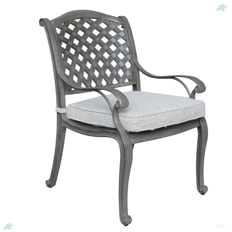 Chaise de salle à manger Sparta, Gris, Gris clair