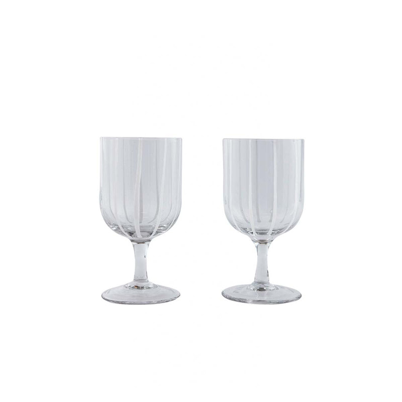 Mizu Handmade Wine Glass, Clear