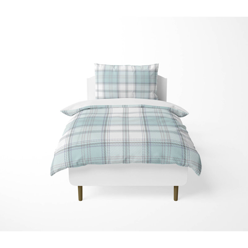 Bully Plaid Comforter Set, Blue