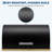 Stainless Steel Bread Box with Rubber Wood Base, Large Capacity Bread Storage Container for Kitchen Countertop