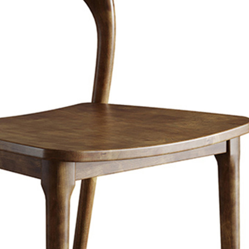 Chaise de salle à manger classique en bois massif