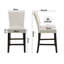 Flack Upholstered Counter Stool with Solid Wood Frame-1957482788