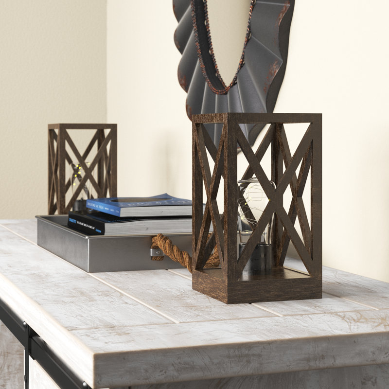 Savanah Wood Table Lamp, Natural Wood