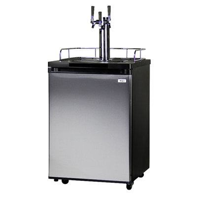 5.6 cu. ft. Triple Tap Full Size Kegerator