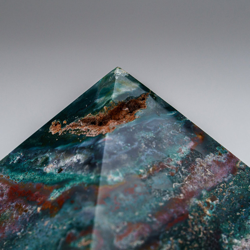 Polished Ocean Jasper Pyramid from Madagascar (1 lbs)