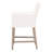 Almando Upholstered Counter Stool with Solid Wood Frame