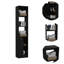 Armoire à linge rectangulaire à 2 tablettes Wengue