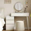 Bureau en bois blanc sans miroir 80Cm