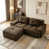Brown -2Seat+1Ottman est en rupture de stock
