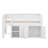 Loft Bed With Storage Cabinet And Chalkboard Panel-1749141118