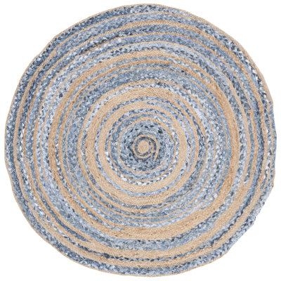 Zeitler Hand Woven Jute, Cotton Rug
