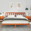 With Headboard Wax Solid Pine Wood-1128027250-1128027248