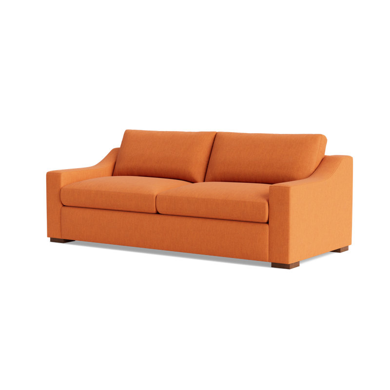 Lucca Sofa (85"), Performance Weave - Carrot