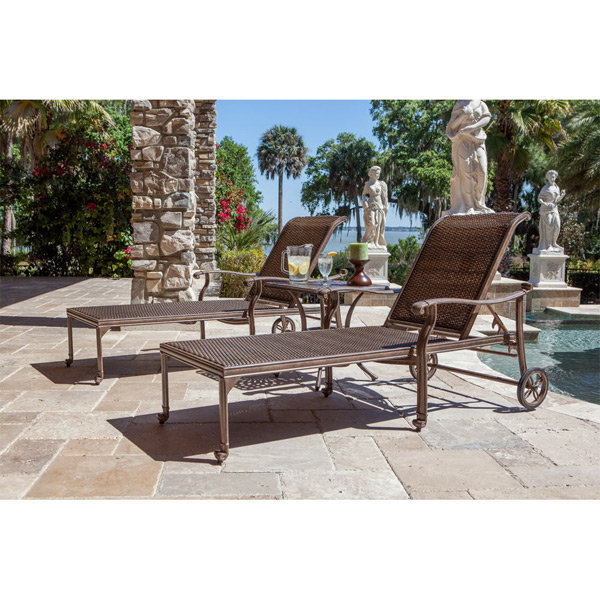 Ensemble de chaises longues avec table Wasserman