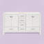 Cambridge 60'' W Double Bathroom Vanity Base-883527189-868186210