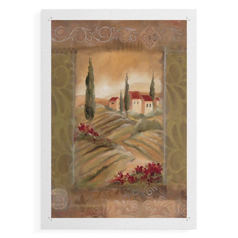 Tuscan Serenity II - Impression sur toile seulement - NON-CADRE, H 18 po x l 12 po