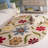 Emrick Hand Hooked Wool Floral Rug-107282815