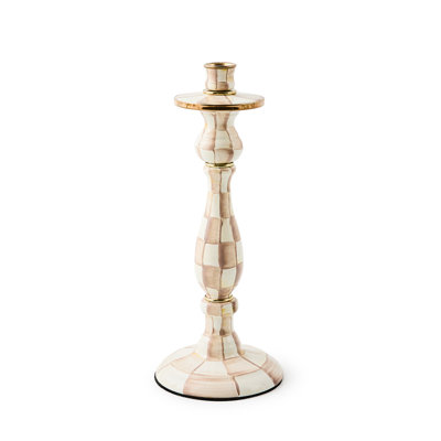 Mocha Check Candlestick