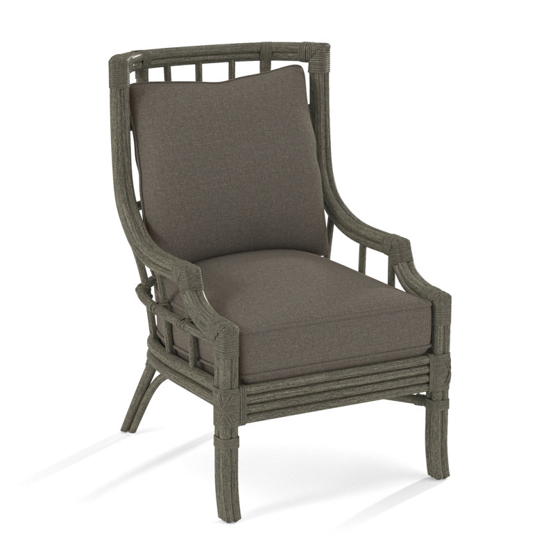 Fauteuil large 28,5 po Seville, Performance gris sucre; 0863-84, Pierre grise