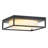 2-Lamp Square Milk Glass Adjustable Ceiling Light-176312696