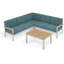 Travira 4 Piece Sectional Set with Cushions-399952486-399952793