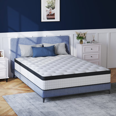 25cm Medium Hybrid Mattress – Memory Foam & Pocket Spring Mattress in a Box