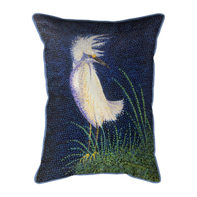 Housse et insert de coussin décoratif rectangulaire en polyester pour l'extérieur