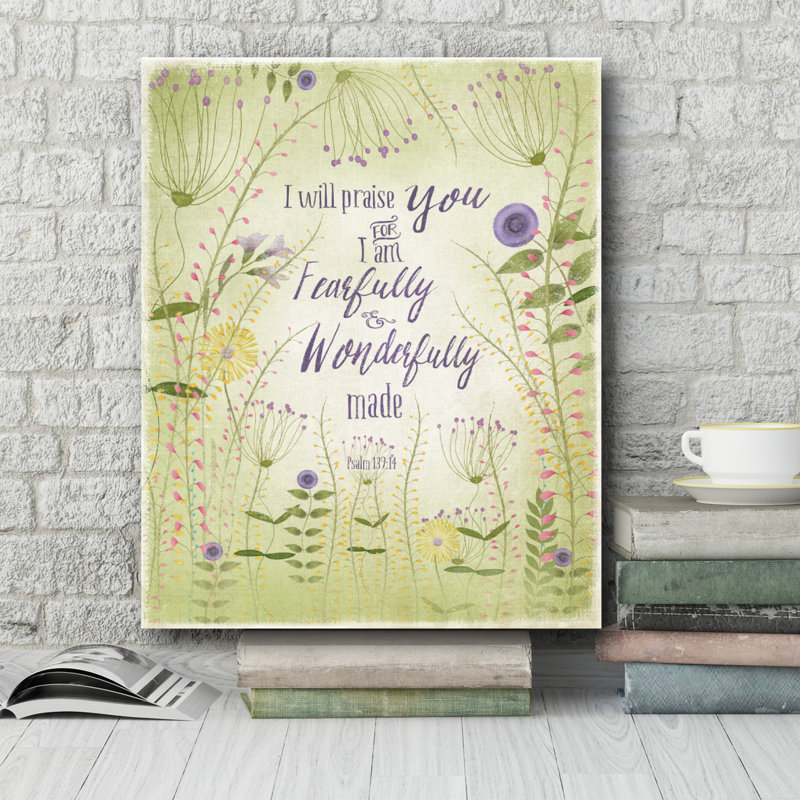 « fearfully merveilleusely », reproduction d’impression sur toile tendue