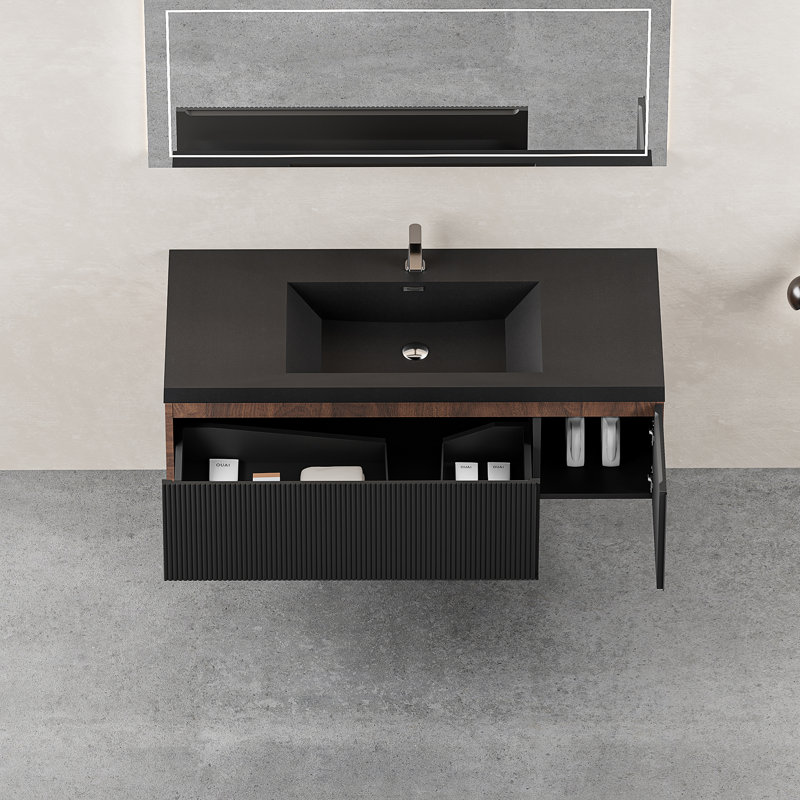 Ensemble de meuble-lavabo flottant 48 po avec lavabo 48 po