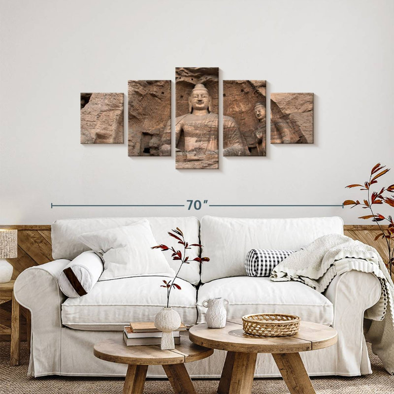Bouddha du Shanxi, H 24 po x l 55 po